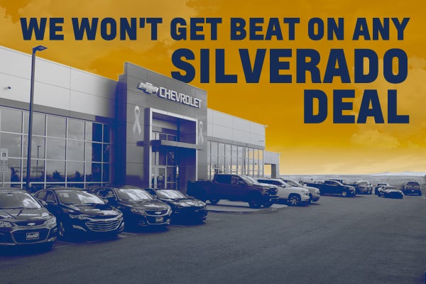 Won't be beat on any Silverado Deal